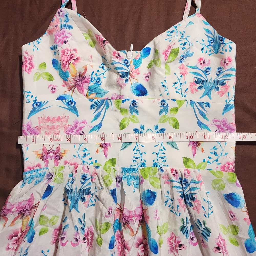Beautiful long strap Silk dress NWOT - Picture 7 of 14